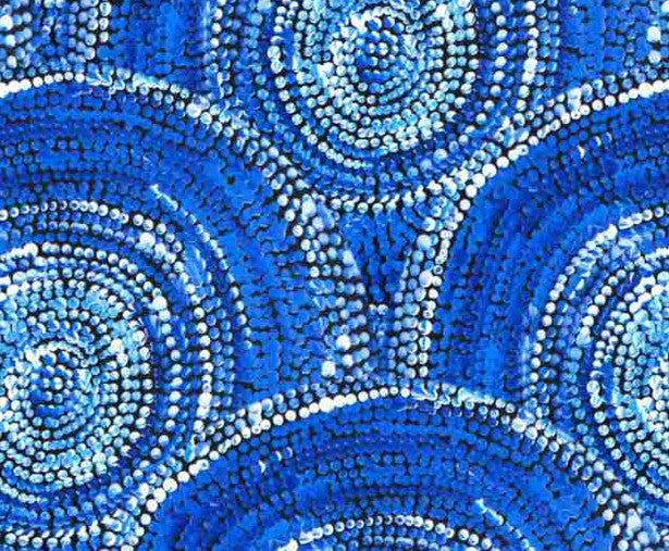 Hardhat Shade - Gari Dari Indigenous Pattern Sabrina Robertson