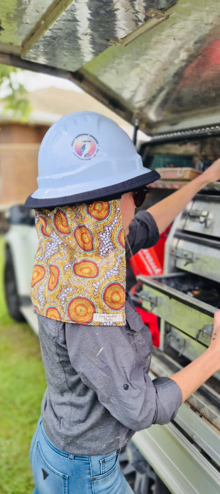 Hardhat Shade - Warlukurlangu Goanna Dreaming